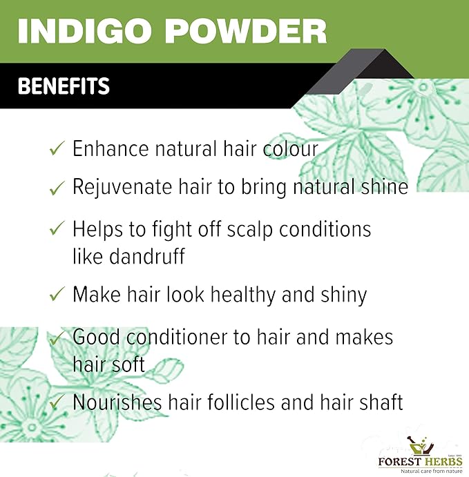 The Forest Herbs Natural Care From Nature Indigo Leaves Powder