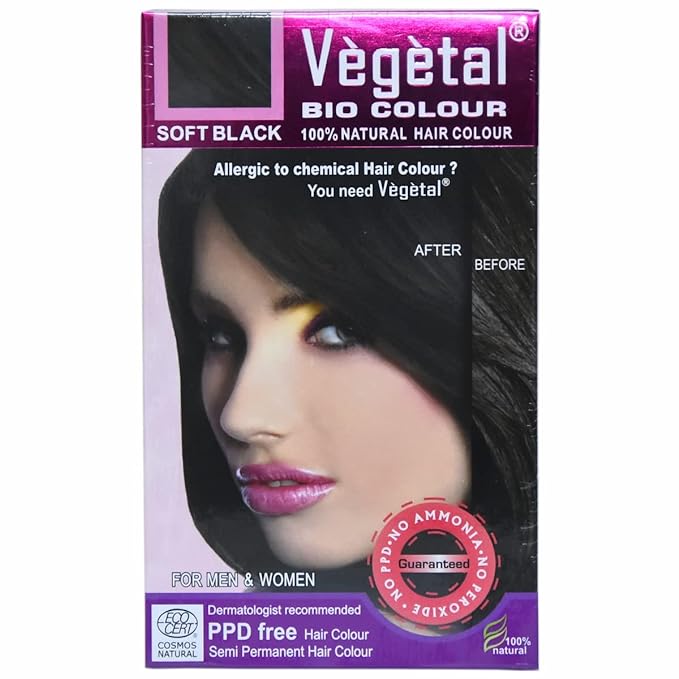 Vegetal Bio Colour, Soft Black