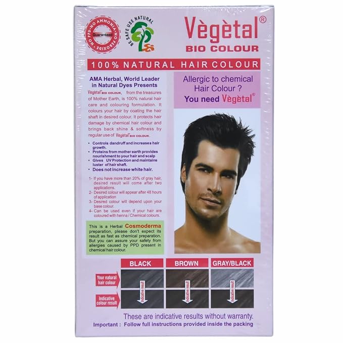 Vegetal Bio Colour, Soft Black