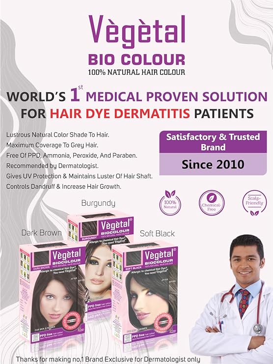 Vegetal Bio Colour, Soft Black