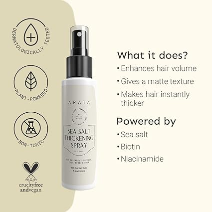 Arata Sea Salt Volumizing Hair Spray