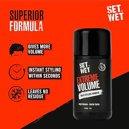 Set Wet Extreme Volume Hairstyling Powder