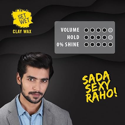 Set Wet Hair Wax For Men - Hair Clay Wax