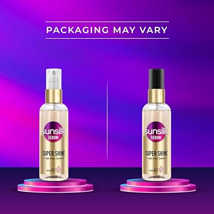 Sunsilk Super Shine Hair Serum For Dry frizzy Hair with Vitamin E Nourishment