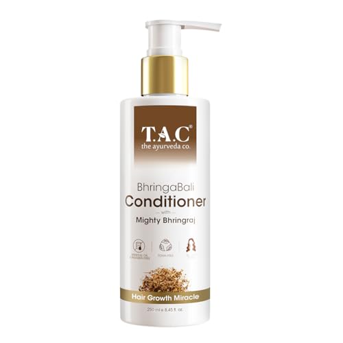 TAC - The Ayurveda Co. Bhringabali Hair Conditioner for Dry & Frizzy Hair with Amla & Bhringraj For Intense Hair Treatment