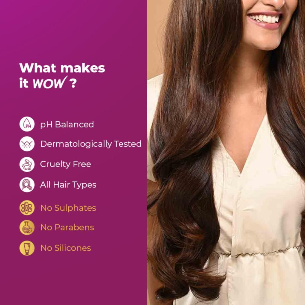 WOW Skin Science Onion & Collagen Anti-Hairfall Shampoo,Reduces Hairfall,New & Improved Formulation