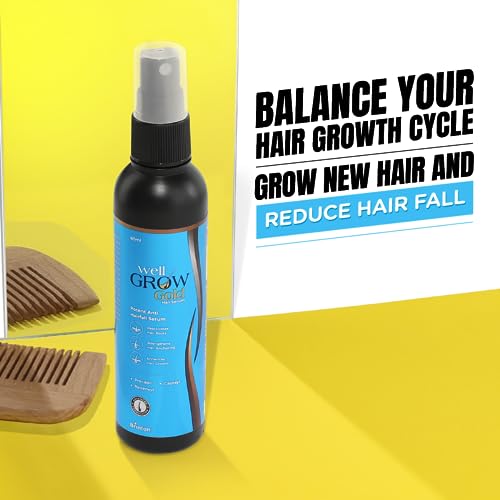 Brinton WellGrow Gold Hair Growth Serum with Redensyl, Capixyl & Procapil for Hair Fall Control & Repair Strengthens & Enhances Hair Growth