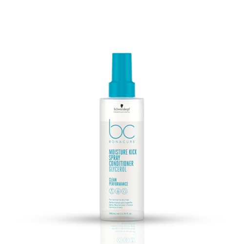 Schwarzkopf Professional Bonacure Moisture Kick Spray Conditioner With Glycerol For Dry & Curly Hair
