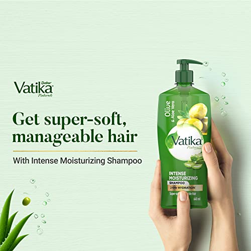Dabur Vatika Aloe Vera & Olive Intense Moisturising Shampoo