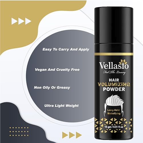 Vellasio Hair Volumizing Powder Wax for Men Hair Wax Powder With Hair Styling Powder
