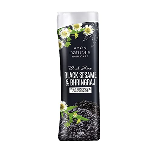 Avon Natural Black Shine Bhringraj 2 in 1 Shampoo & Conditioner