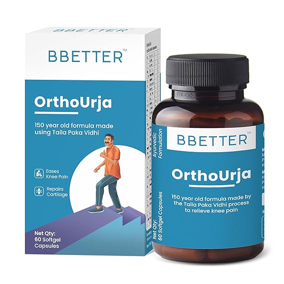BBETTER OrthoUrja -Ayurvedic Knee Pain, Joint Pain & Arthirits Relief