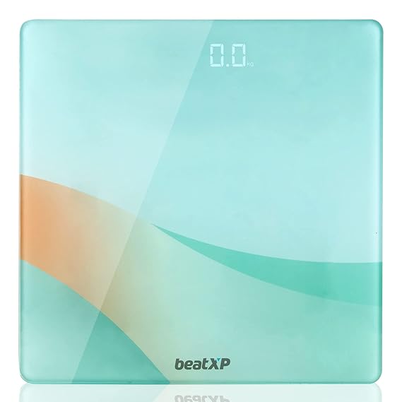 beatXP Optifit Air Digital Weighing Scale with Backlit LED Panel Electronic Weight Machine