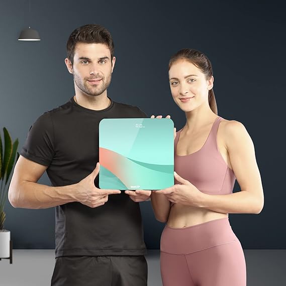 beatXP Optifit Air Digital Weighing Scale with Backlit LED Panel Electronic Weight Machine