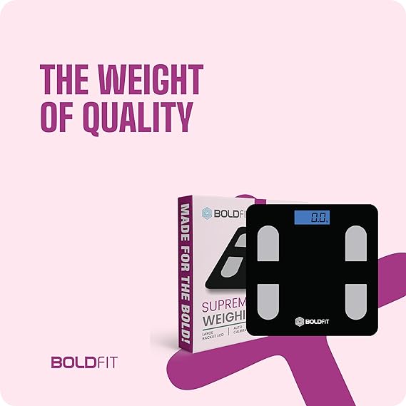 Boldfit Weight Machine for Body Weight Machine Digital Bathroom Scale