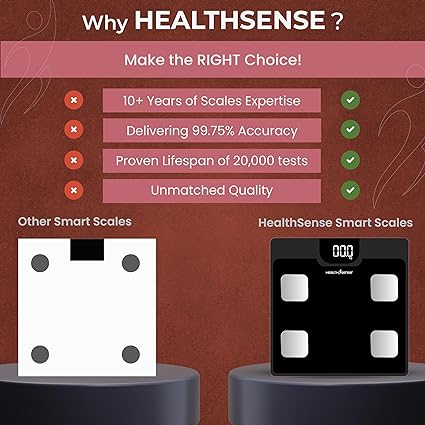 HealthSense Bluetooth BMI Weight Machine