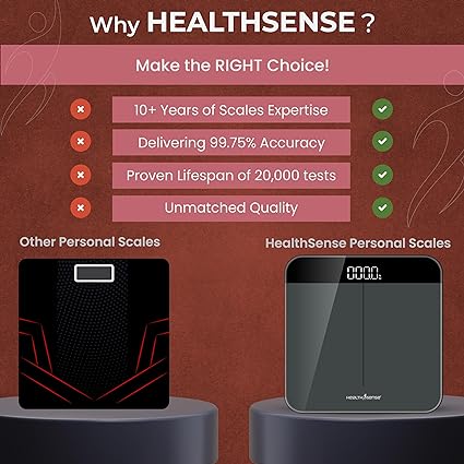 HealthSense PS 120 Weight Machine for Body Weight