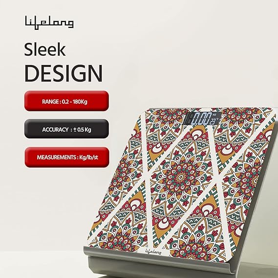 Lifelong Bloom LLWS54 Body Weighing Scale