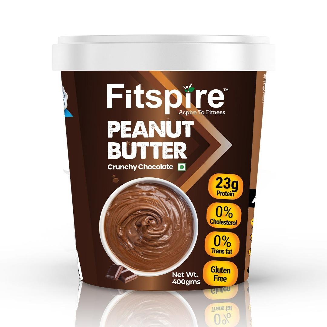 Fitspire High Protein Healthy Fit Peanut Butter - Crunchy Chocolate