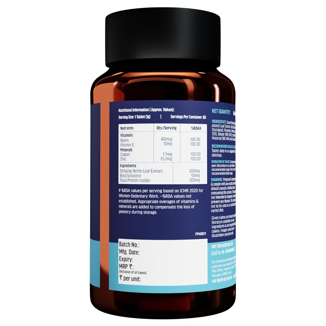 HealthKart HK Vitals DHT Blocker with Biotin, Stinging Nettle and Soya Protein