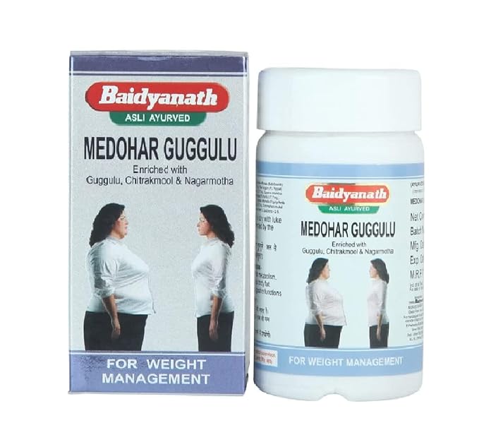 Baidyanath Medohar Guggulu Enriched with Guggulu, Chitrakmool and Nagarmotha