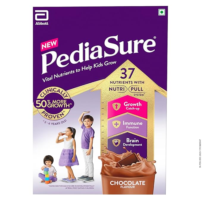 Pediasure Nutritional Drink Powder Chocolate, Scientifically Designed Nutrition for Supporting Kids Growth