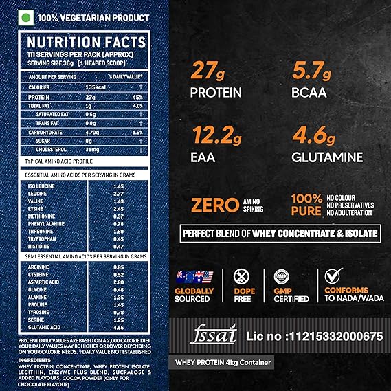 AS-IT-IS ATOM Whey Protein, 27g protein, 5.7g BCAA, Digestive Enzymes,Choco Hazel Fusion