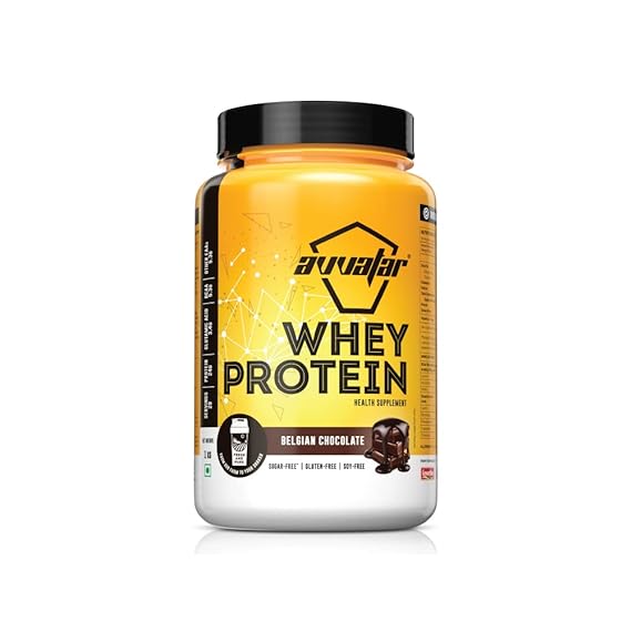 Avvatar Whey Protein Belgian Chocolate, 24g Protein