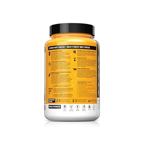 Avvatar Whey Protein Belgian Chocolate, 24g Protein