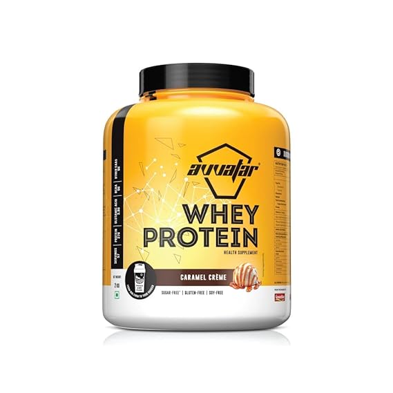 Avvatar Whey Protein Caramel Cream, 27g Protein