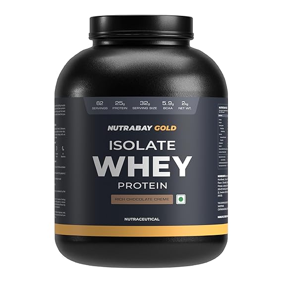 Nutrabay Gold 100% Concentrate, Whey Protein, Rich Chocolate Cream