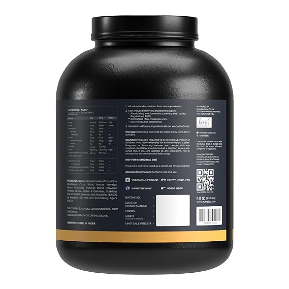 Nutrabay Gold 100% Concentrate, Whey Protein, Rich Chocolate Cream