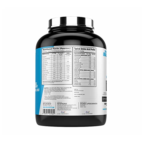 BPI Sports Whey HD Ultra Premium Protein Powder, 25g Protein, 54 Servings,Cafe Mocha