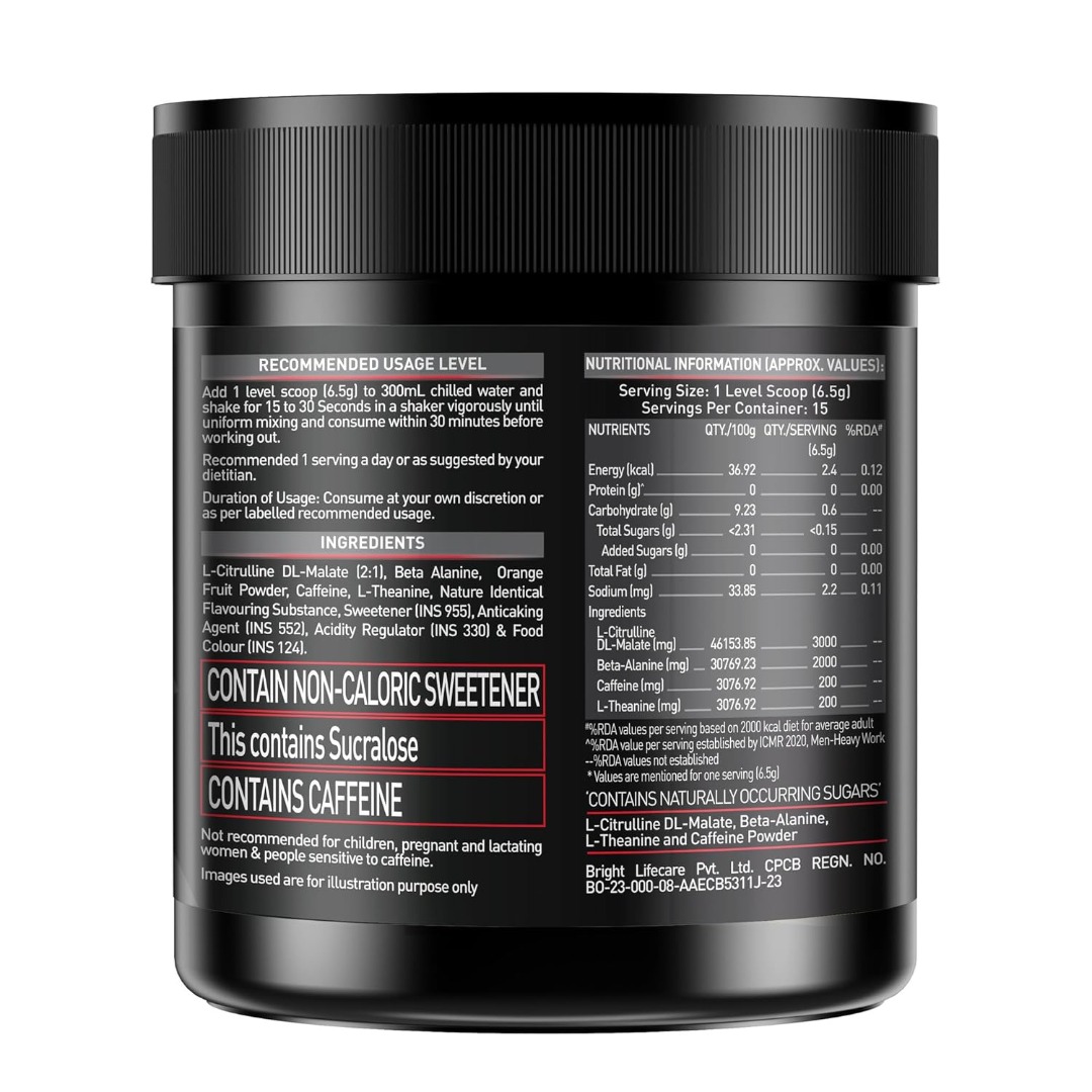 Muscleblaze Pre Workout 200 Xtreme (Fruit Punch)