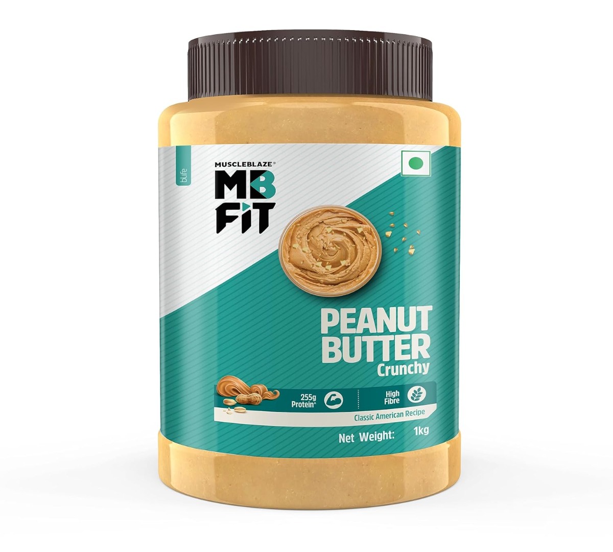 Muscleblaze Classic Peanut Butter with Omega 3 & 6 (Crunchy)
