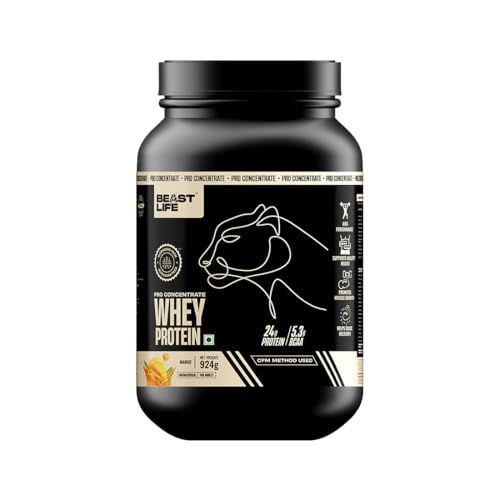 BeastLife Pro Whey Protein Mango flavour 24g Protein