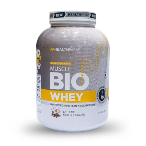 Healthfarm Muscle Bio Whey Protein, Extreme Milk Chocolate