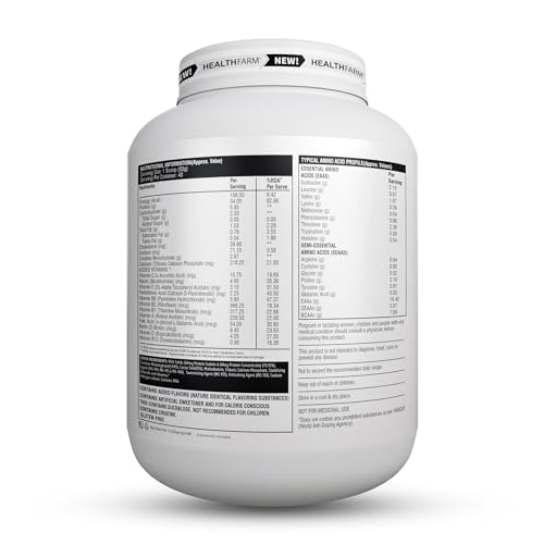 Healthfarm Nitra Whey Protein, 34g Protein Per Serving & 3g Added Creatine, Gourmet Coffee