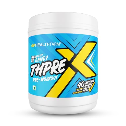Healthfarm Thpre X Pre Workout Powder, Blackberry Le