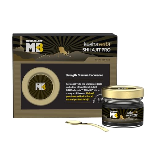 KoshaVeda Shilajit Pro by MuscleBlaze | 20g Resin | 