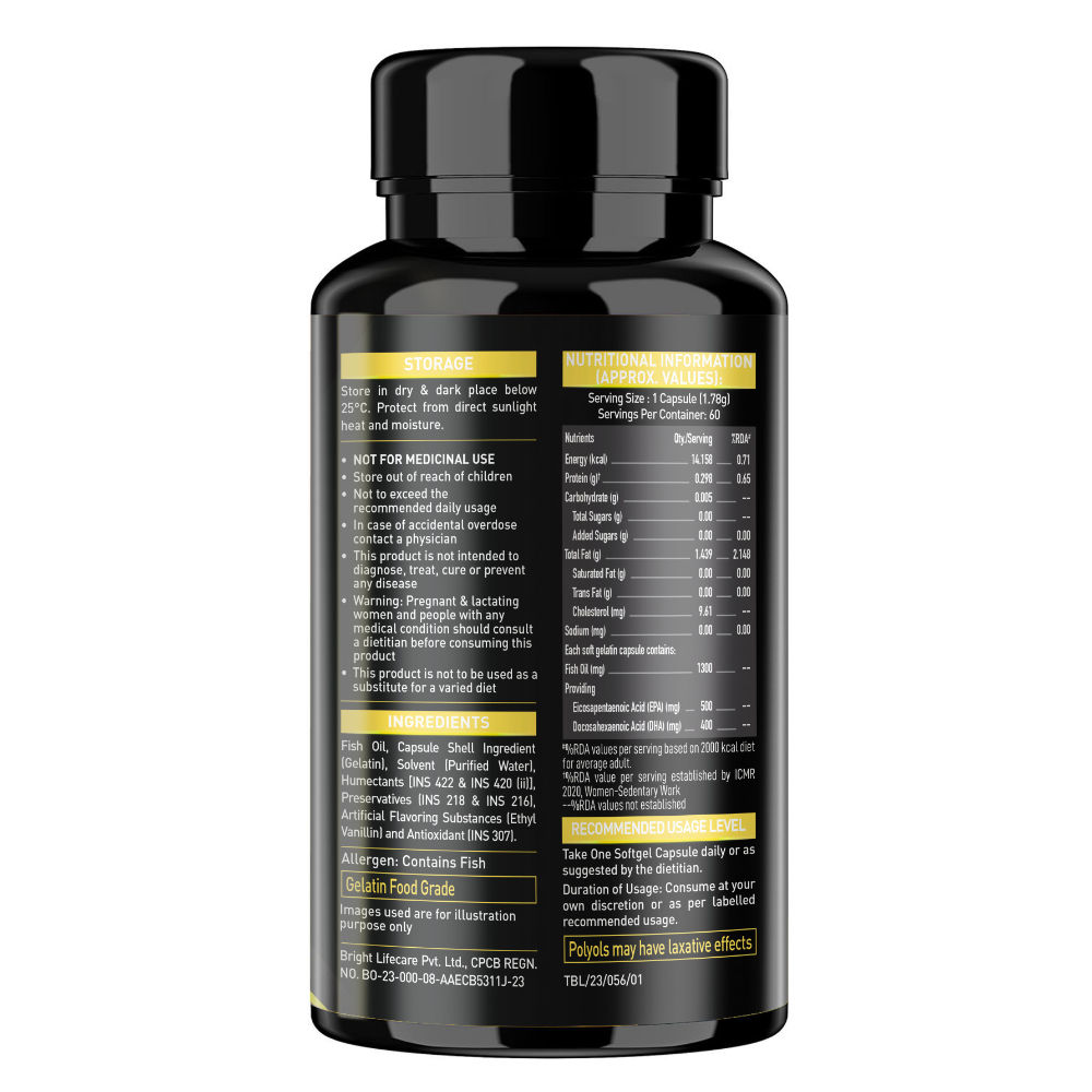 MuscleBlaze MB Fish Oil Gold Triple Strength