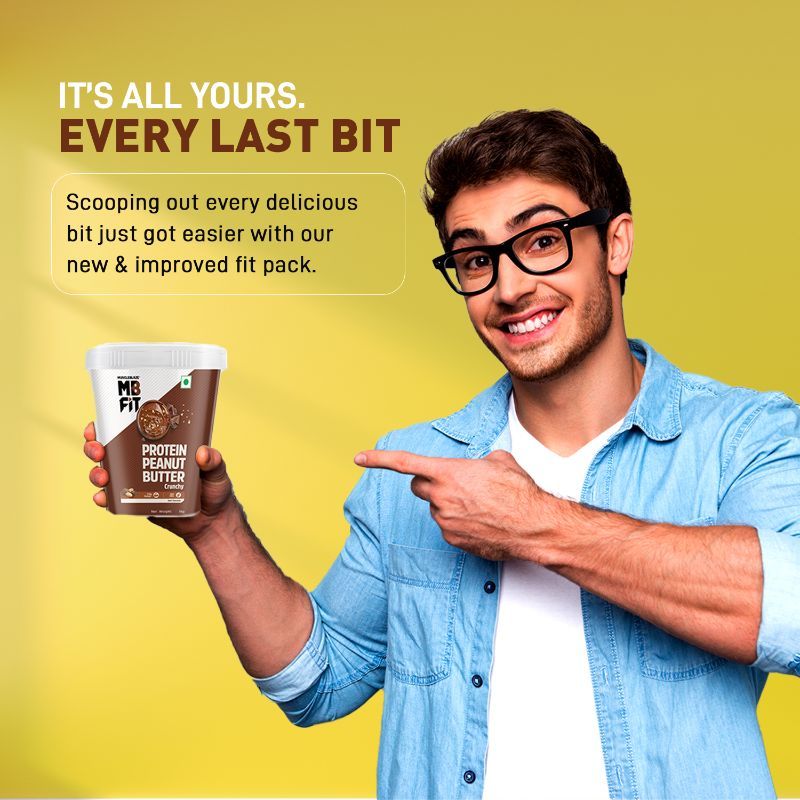 MuscleBlaze Protein Peanut Butter Crunchy , Dark Chocolate Flavour