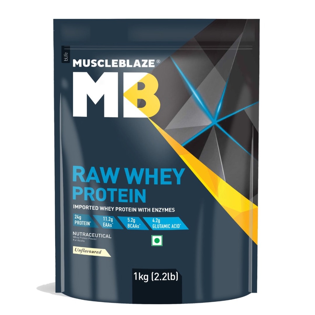 Muscleblaze Raw Whey Protein Concentrate ,Unflavoured