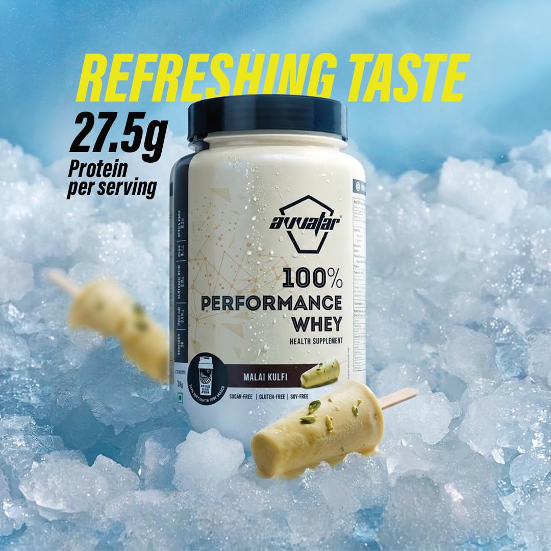 Avvatar Performance Whey , Malai Kulfi