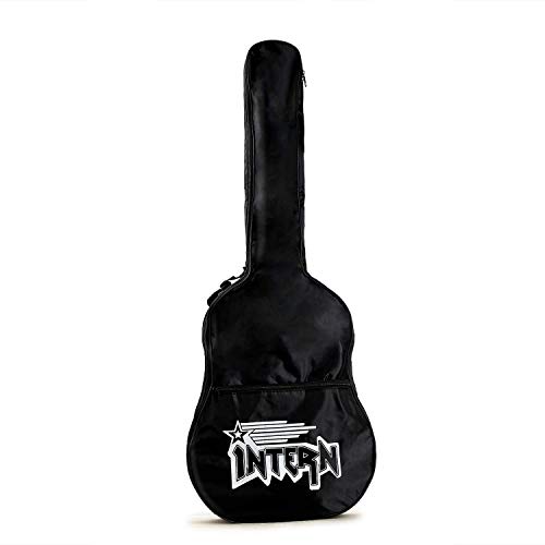 Intern Int-38C Right Hand Acoustic Guitar Kit, With Bag, Strings, Pick And Strap