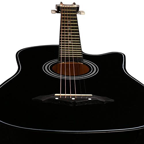 Juarez Engineered Wood Acoustic Guitar, 38 Inch Cutaway