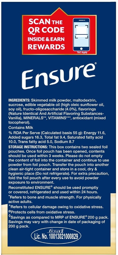 ENSURE Clinically Proven Nutritional Drink For Adults Nutrition Drink