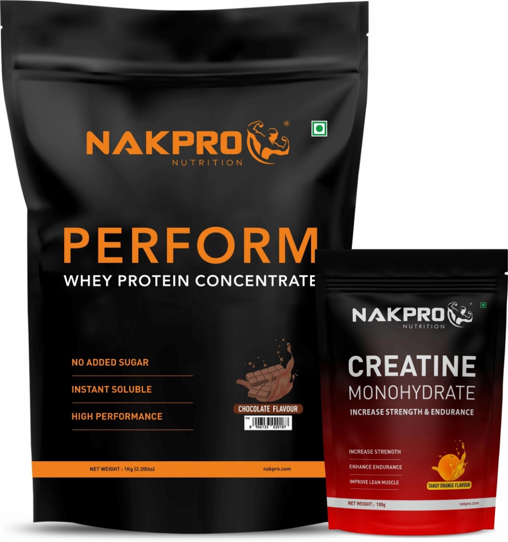Nakpro Perform Whey Protein Concentrate with Creatin