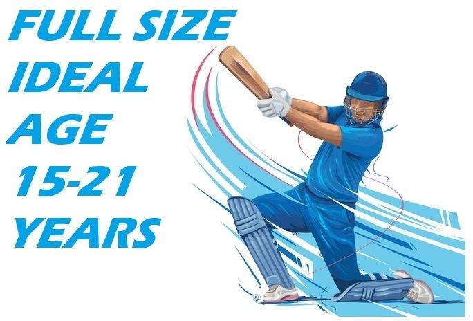 HF MRF GRAND Edition VK - 18 Full Size ( Ideal For 15-21 Years ) Complete Cricket Kit