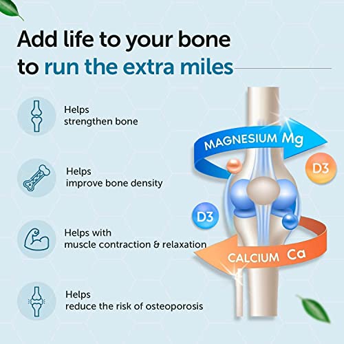 Neuherbs True Calcium Supplement 1000mg With Vitamin D3 & Magnesium